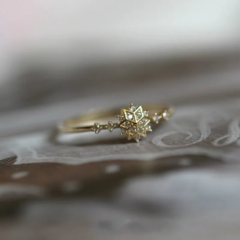 Women's Snowflake Rings
