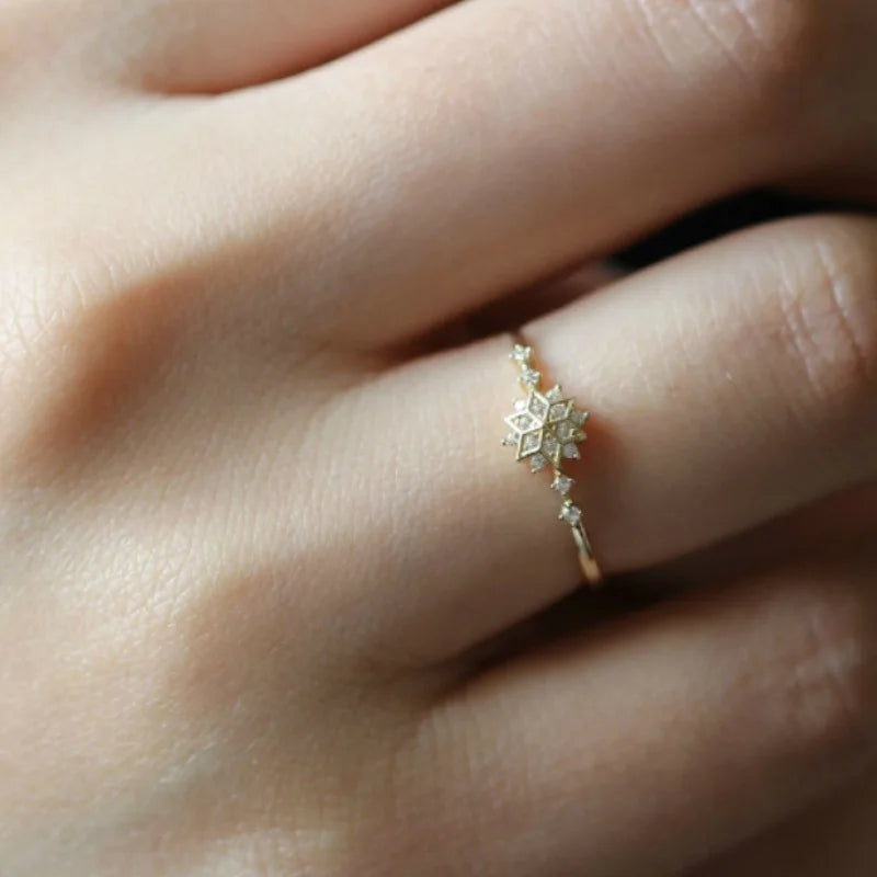 Women's Snowflake Rings