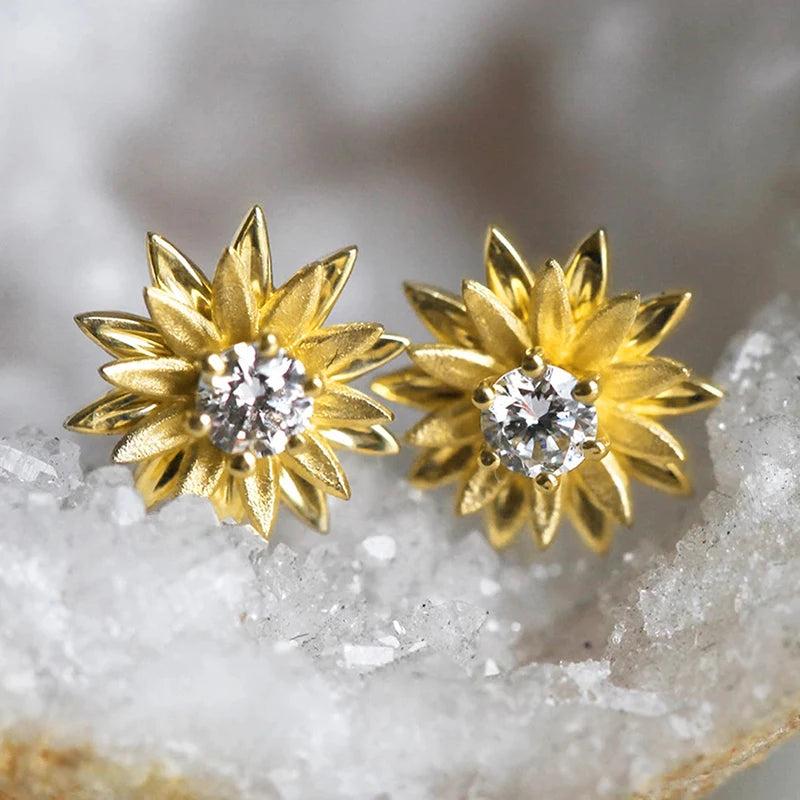Flower Stud Earrings