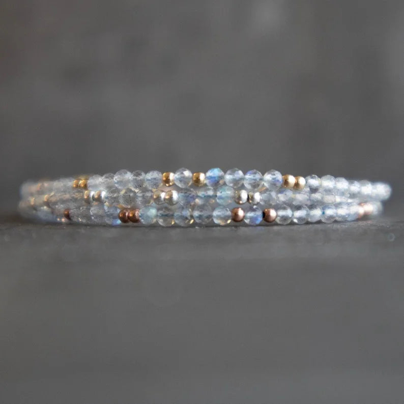 Beaded Labradorite Bracelet