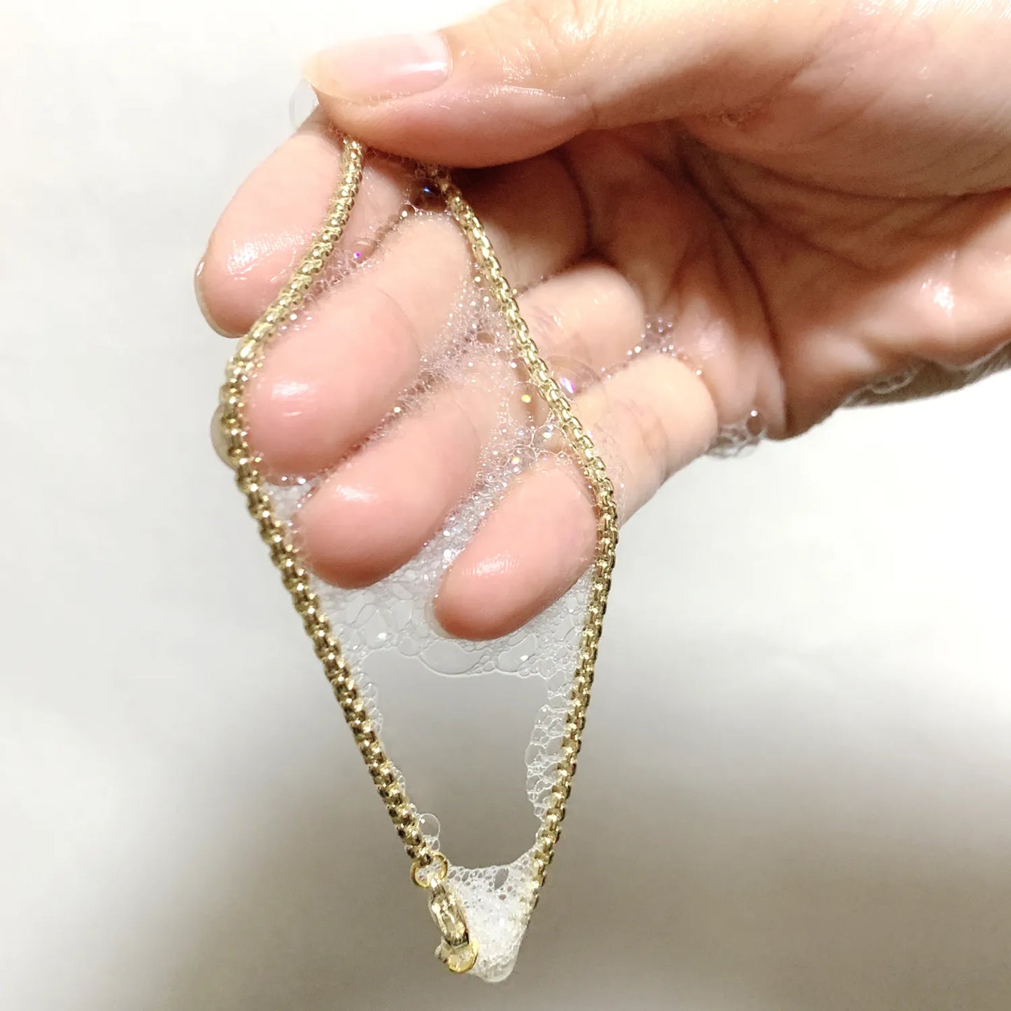 18K Gold Plated ROLO Chain Anklet Waterproof