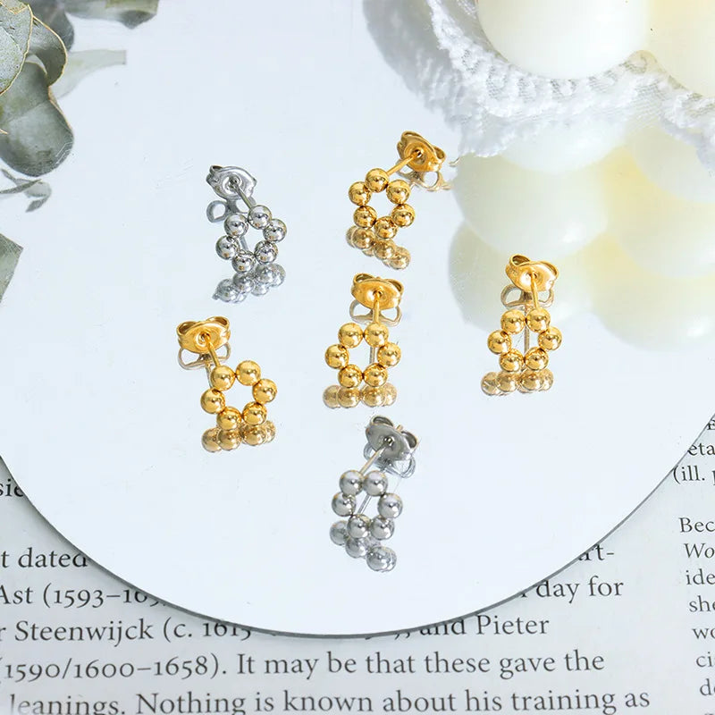 18K Plated Stud Earring Waterproof