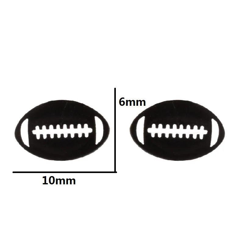 Stainless Steel Sports Stud Earrings