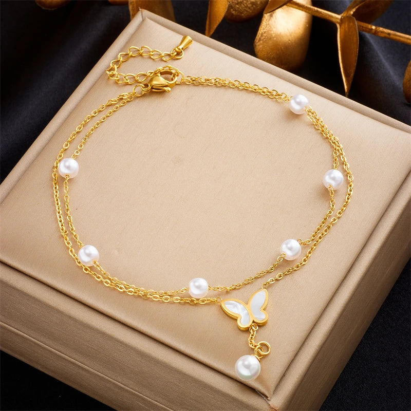 Double Layer Waterproof Anklets