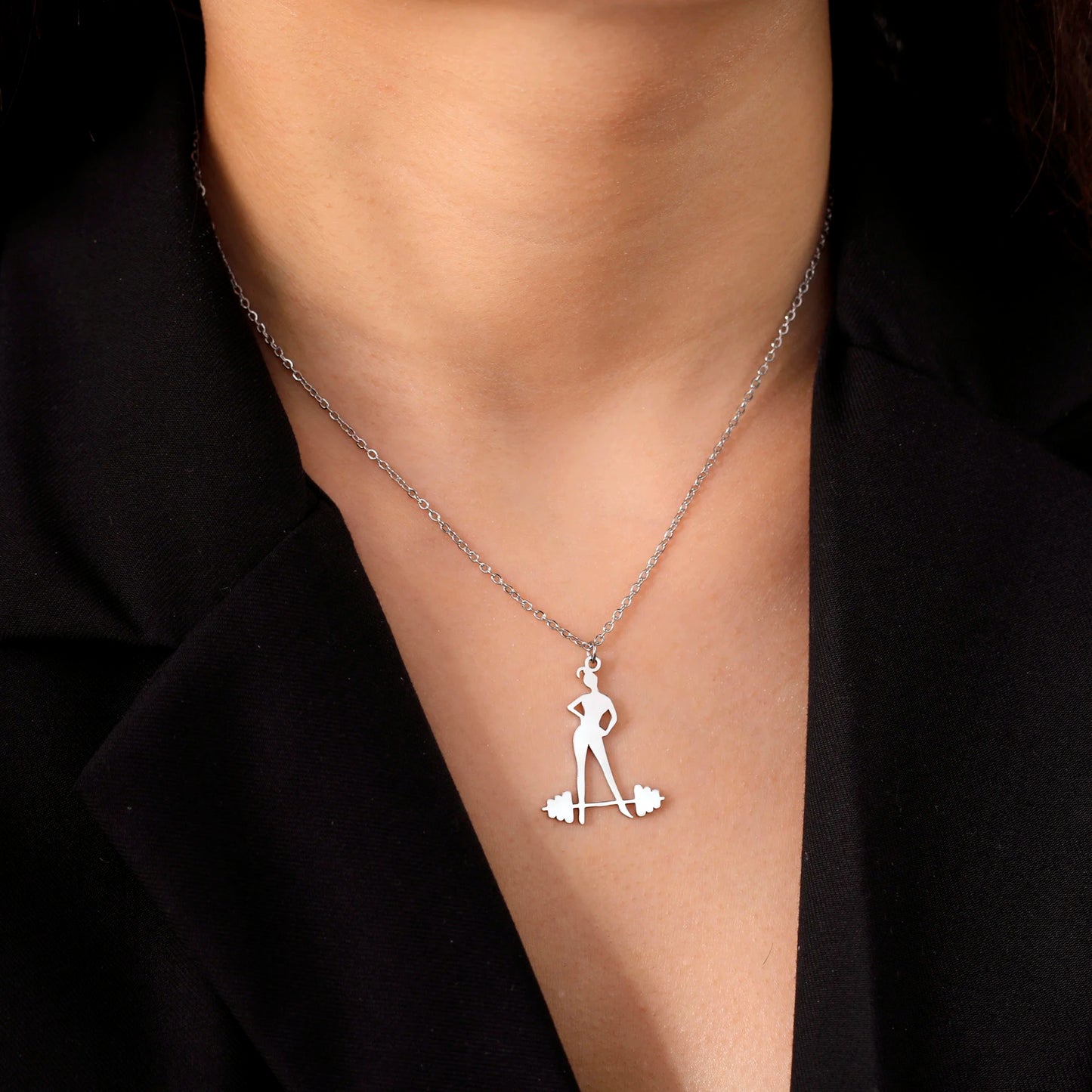 Women's Weight Lifting Necklace