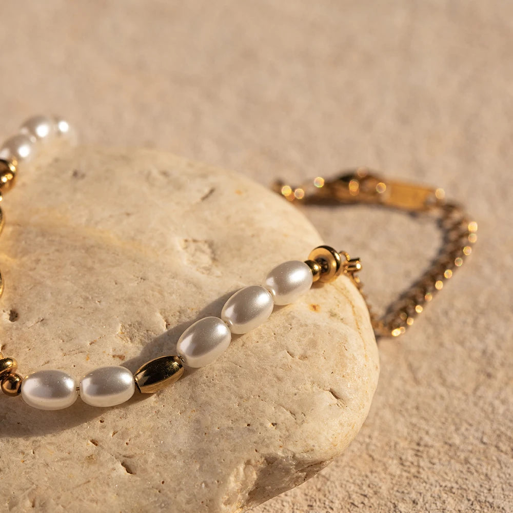18k Gold Plated Water Drop Bracelet Waterproof