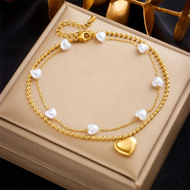 Double Layer Waterproof Anklets