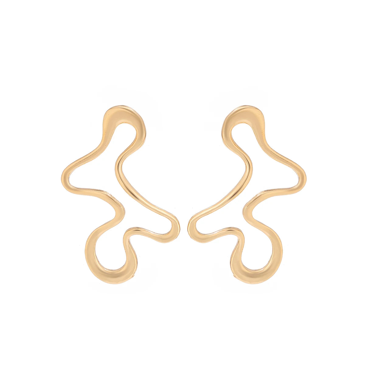 Irregular Waterdrop Stud Earrings