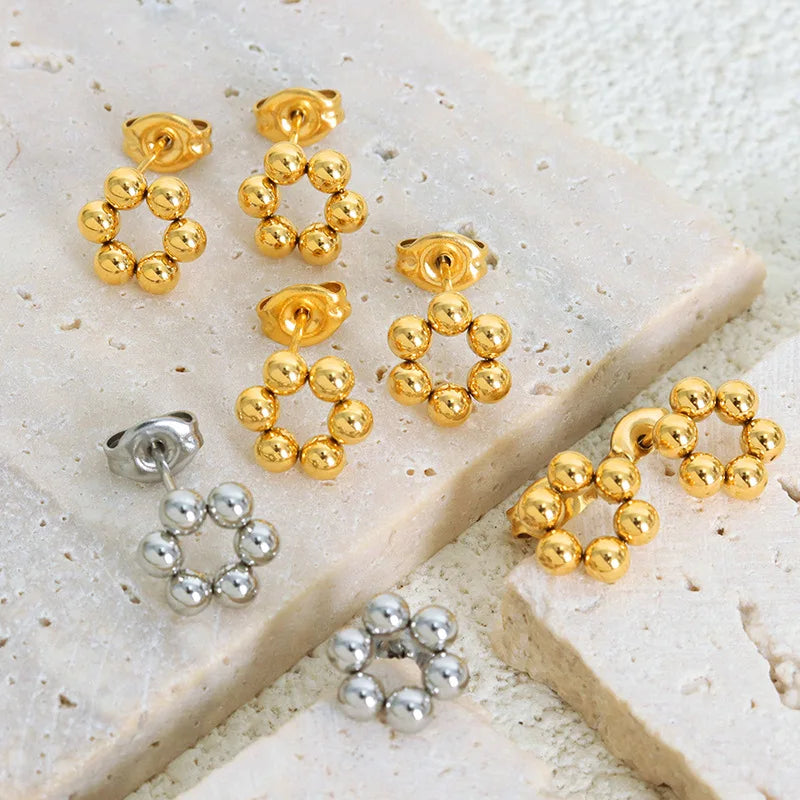 18K Plated Stud Earring Waterproof