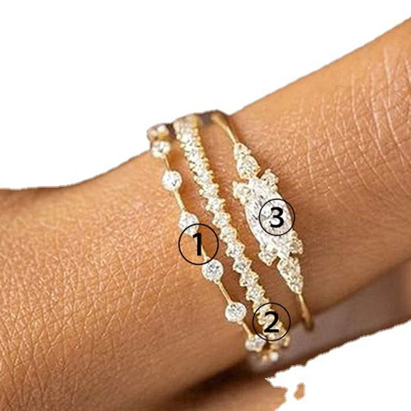 Stackable 14K Plated Waterproof Rings